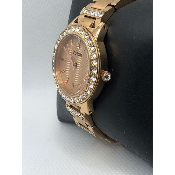 Fossil ES3020 Women Stainless Steel Analog Dial Quartz Genuine Wrist Watch HO279 - Picture 2 of 9